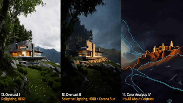 Corona室外超写实表现大师班教程(图3)