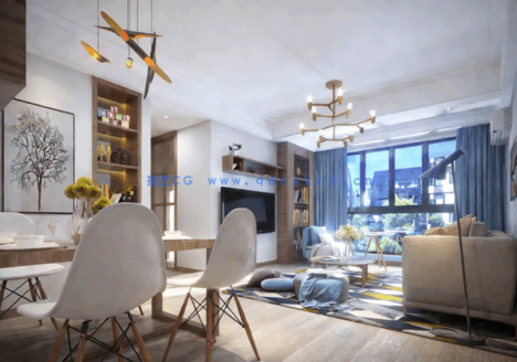 整体模型-136套北欧空间模型(图1)