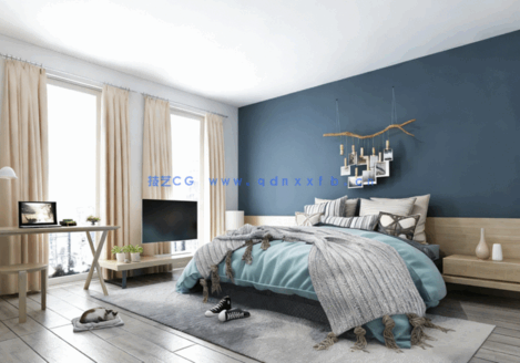 整体模型-136套北欧空间模型(图8)