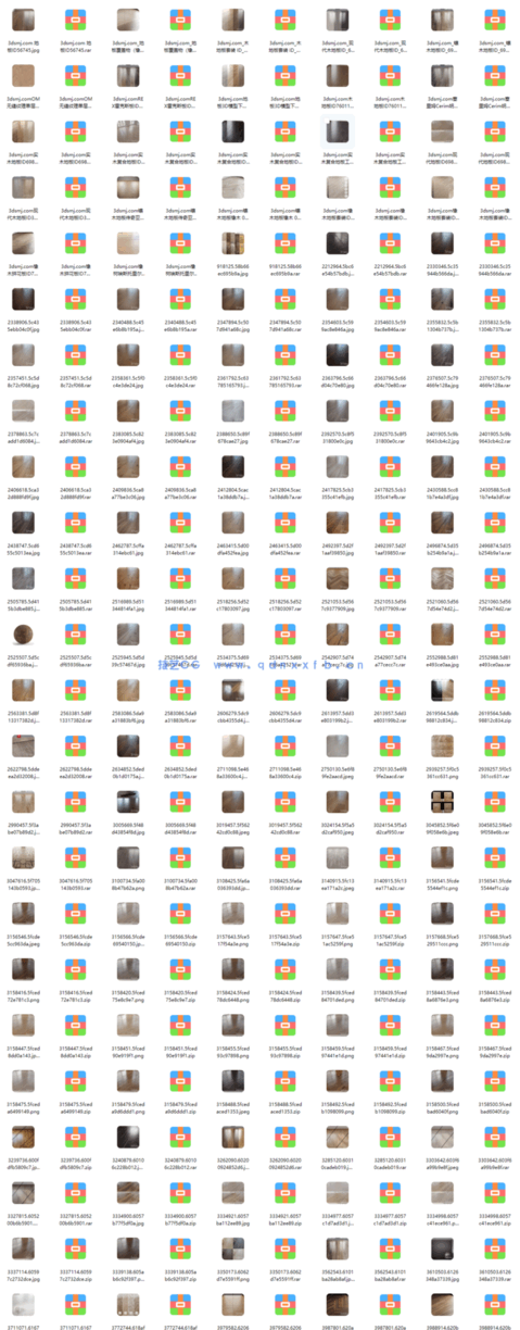 3dsky出品144个高品质木地板max模型带预览图(图5)