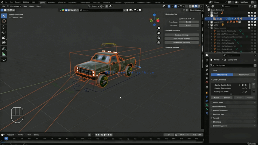 Blender汽车动画绑定核心技术视频教程从入门到精通(图5)