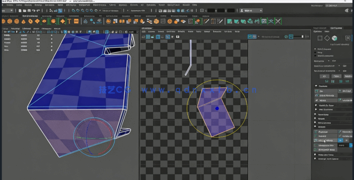 Maya游戏悬浮飞船硬表面建模制作视频教程(图4)