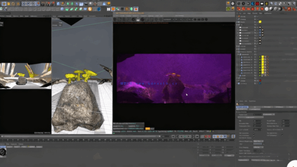 C4D中3D场景灯光照明视觉冲击力表达技术视频教程(图4)