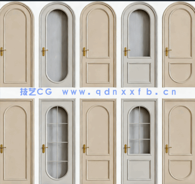 2023精选新款门窗模型合集(图4)