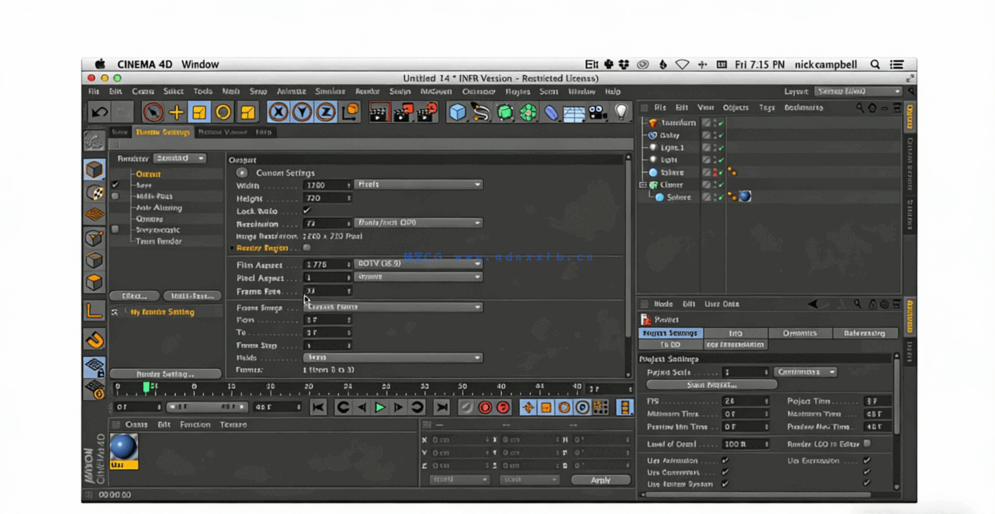 Cinema 4D快速提示4 - Change Your FPS The Right Way on Vimeo(图1)