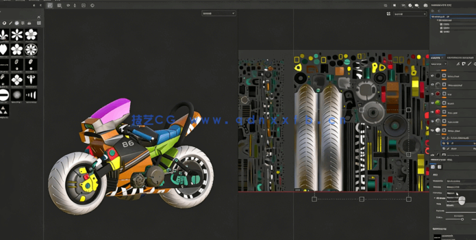 3dsmax摩托车概念艺术设计制作完整流程视频教程(图2)
