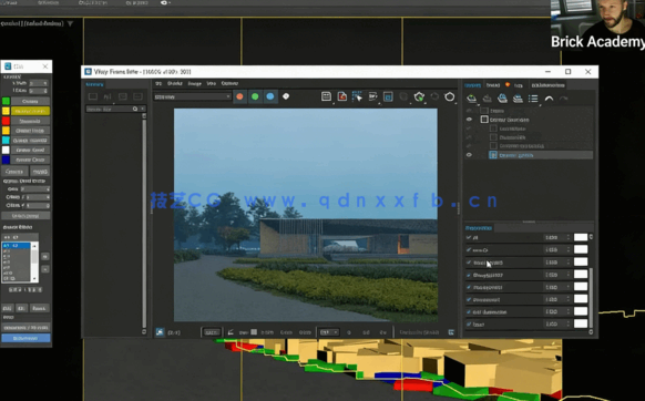 BrickVisua出品3dsmax与PS建筑可视化后期制作大师班视频教程(图4)