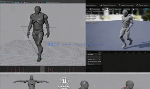 Maya与UE虚幻引擎角色绑定动画大师班视频教程(图1)