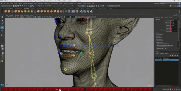 【Maya】面部动作捕捉绑定系统核心设计视频教程(图4)