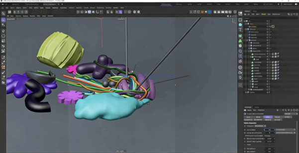 C4D抽象形状有趣3D动画设计技术视频教程(图1)