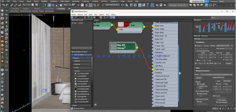 3dsMax中Corona 9渲染技术初学者入门训练视频教程(图1)