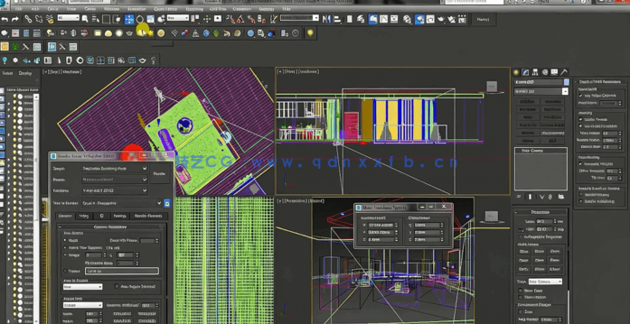 3dsMax与V-Ray室内场景照明与渲染技术视频教程(图1)