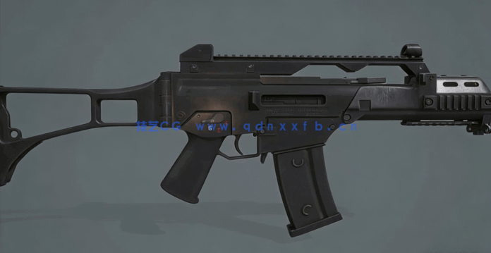 3dsmax与SP高品质游戏步枪制作全流程视频教程(图1)