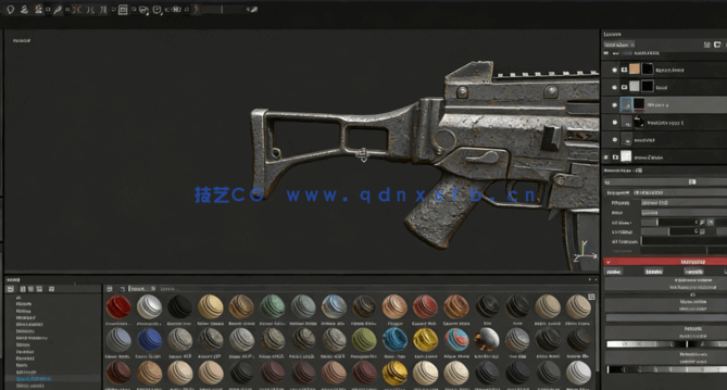 3dsmax与SP高品质游戏步枪制作全流程视频教程(图4)