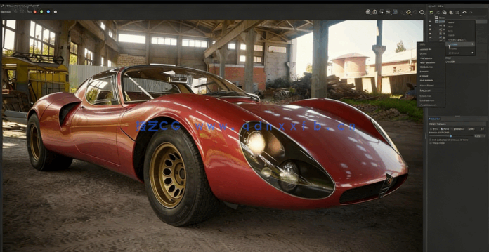 3dsmax与Vray逼真汽车照明着色和渲染技术视频教程(图4)