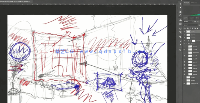 3dsMax创建赛博朋克圣诞老人室内主题设计视频教程(图4)