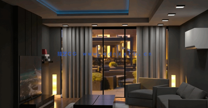 3dsMax 2020室内设计初学者入门训练视频教程(图2)