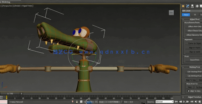 3dsmax角色3D绑定动画核心技能训练视频教程(图4)