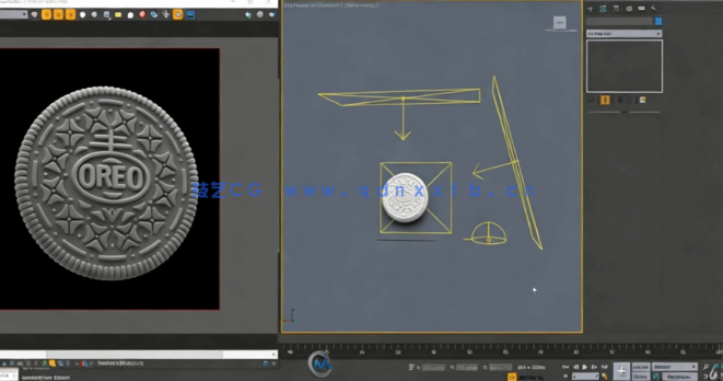 3dsMax奥利奥饼干商业广告VFX完整制作流程视频教程(图4)