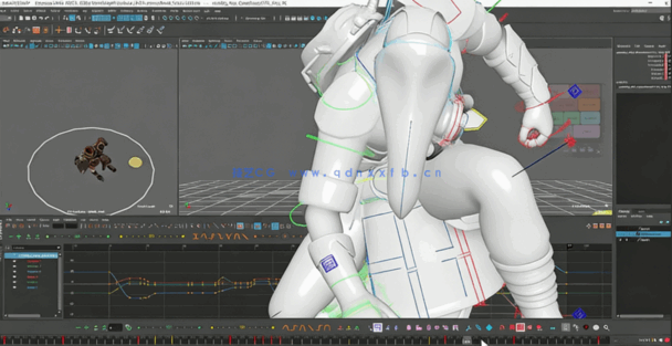 Maya英雄联盟3A级游戏动画制作视频教程(图5)