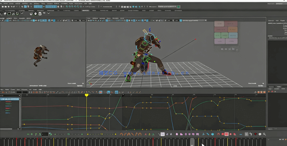 Maya英雄联盟3A级游戏动画制作视频教程(图8)