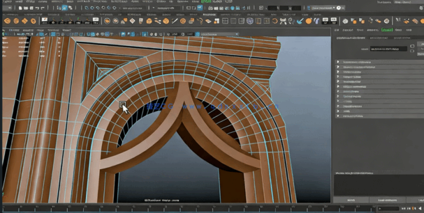 Maya高质量欧式宏伟建筑环境场景制作工作流程视频教程(图2)