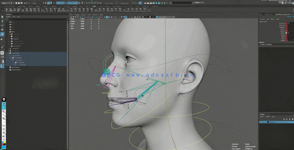 Maya面部绑定装配基础核心技术视频教程(图2)