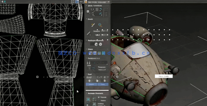 3dsMax中UV纹理贴图unwrap解包技术训练视频教程(图2)
