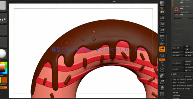 3D卡通角色从概念建模数字雕刻到插画制作视频教程(图2)