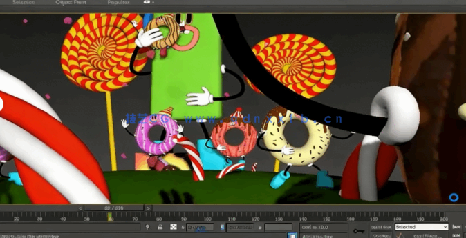 3D卡通角色从概念建模数字雕刻到插画制作视频教程(图4)