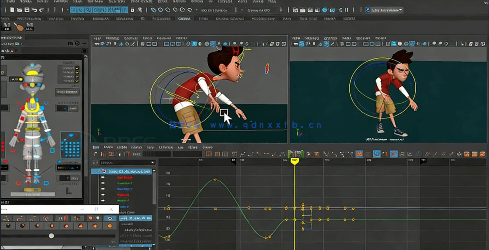 Maya人物角色视觉故事情景动画技术视频教程(图5)