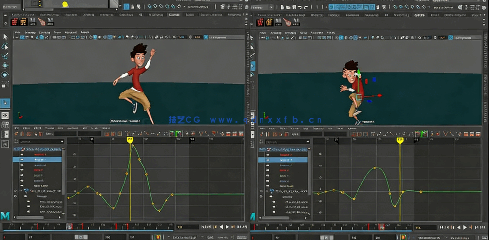 Maya人物角色视觉故事情景动画技术视频教程(图7)