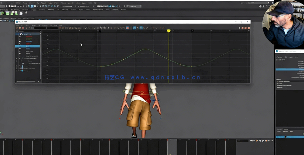 Maya行走循环动画实例制作视频教程(图3)