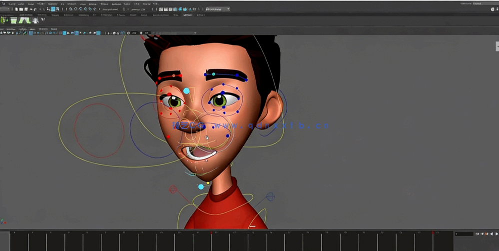 Maya行走循环动画实例制作视频教程(图6)