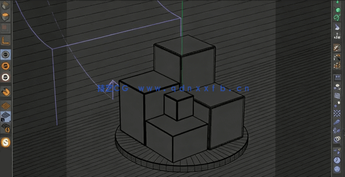  C4D与Redshift玻璃几何体循环动画制作视频教程(图4)