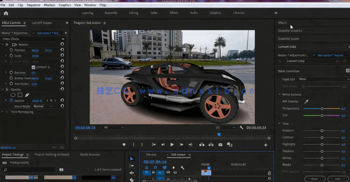 C4D真实场景与模型跟踪特效合成技术视频教程(图2)