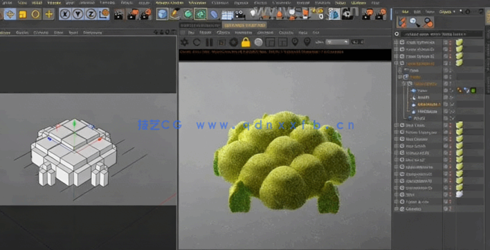  C4D逼真布料模拟系统实例制作视频教程(图2)