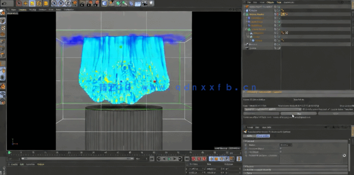 C4D中TurbulenceFD云雾实例制作视频教程 (图3)