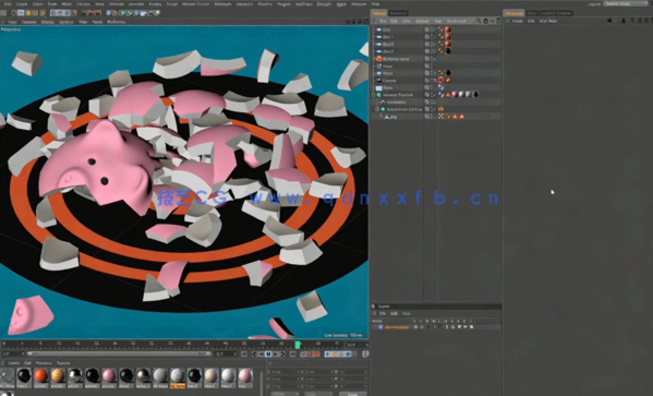 C4D图形动画设计核心技能训练视频教程(图4)