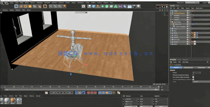 C4D与Vray5逼真3D客厅完整制作视频教程(图2)