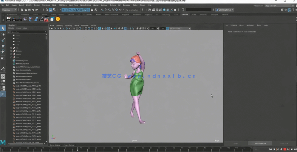 Maya迪斯尼艺术家Josh Sobel人物角色动画模拟技术训练视频教程(图7)