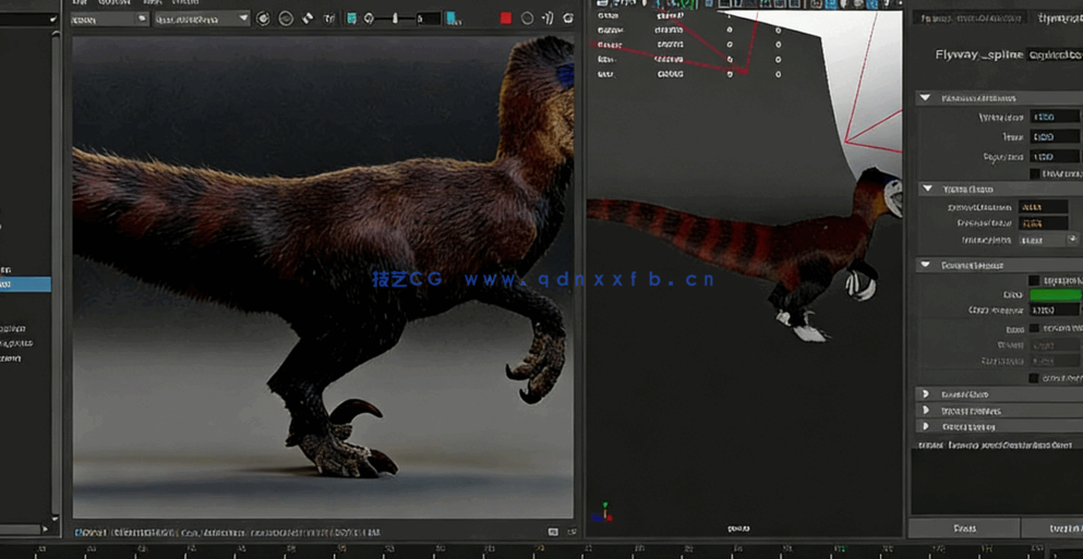 Maya中使用Xgen和Arnold创建生物毛皮毛发技术视频教程(图1)