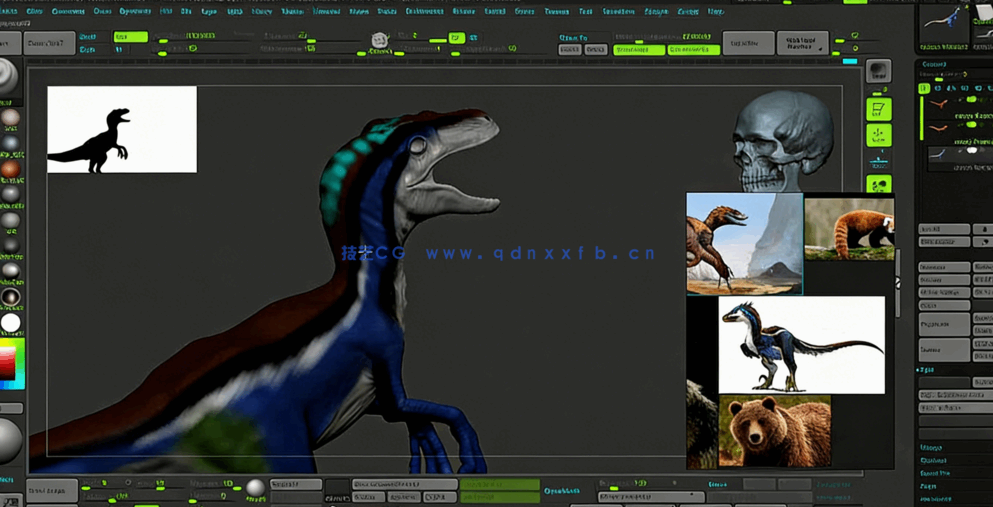 Maya中使用Xgen和Arnold创建生物毛皮毛发技术视频教程(图2)