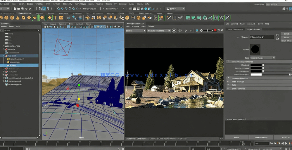 Maya与Arnold室外建筑场景灯光照明技术训练视频教程(图4)
