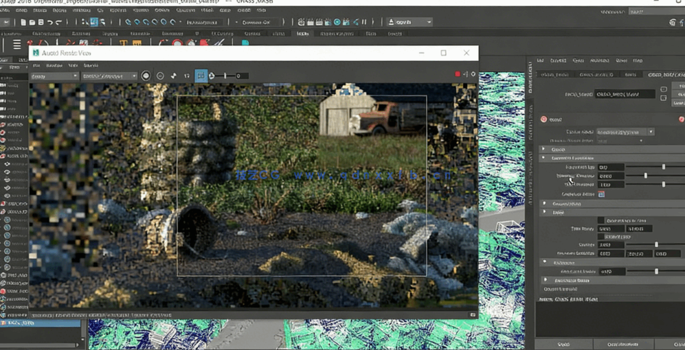 Maya与Arnold室外建筑场景灯光照明技术训练视频教程(图7)