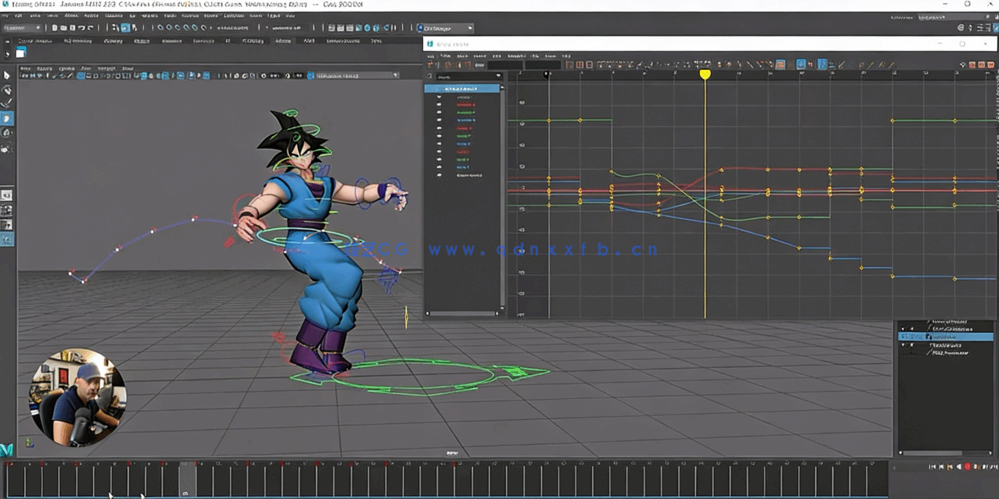 Maya七龙珠悟空绑定动画制作视频教程(图3)