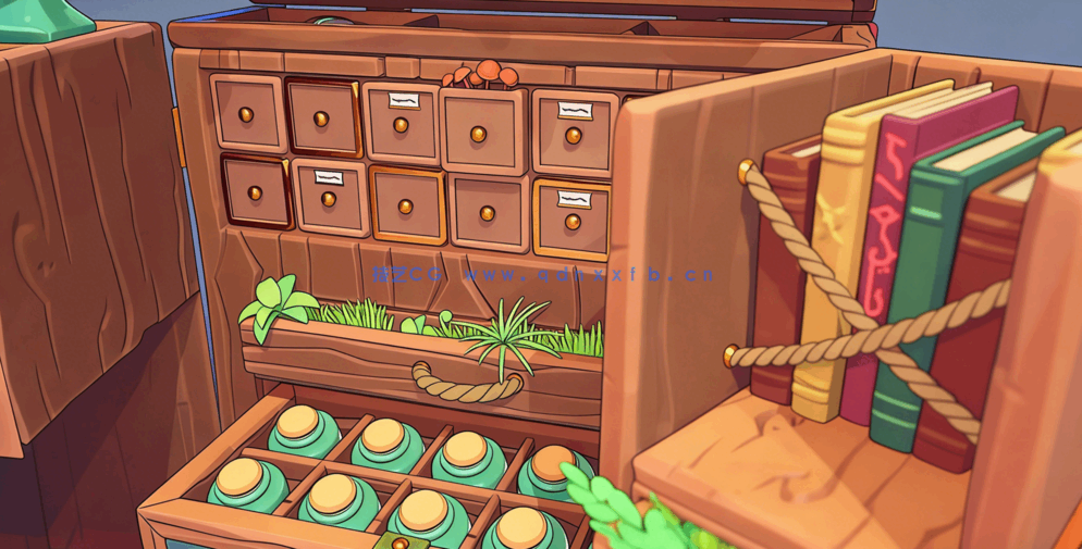 3A级游戏风格化幻想道具制作全流程视频教程(图4)