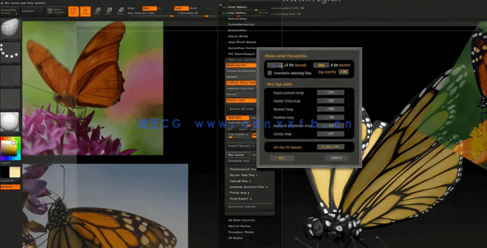 透明蝴蝶躯体概念设计全流程实例训练视频教程(图4)