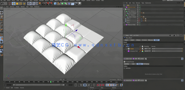  Cinema 4D中Fields触发动画技术视频教程(图2)