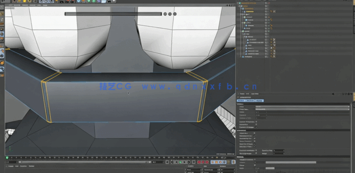 C4D宇宙飞船着陆器建模制作视频教程(图2)